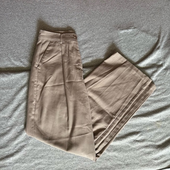 Garage Pants - Garage Tan Wide-Leg Trousers